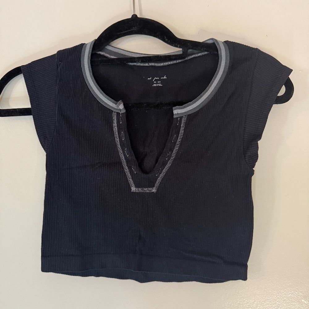 Black Urban Outfitters Out From Under Top